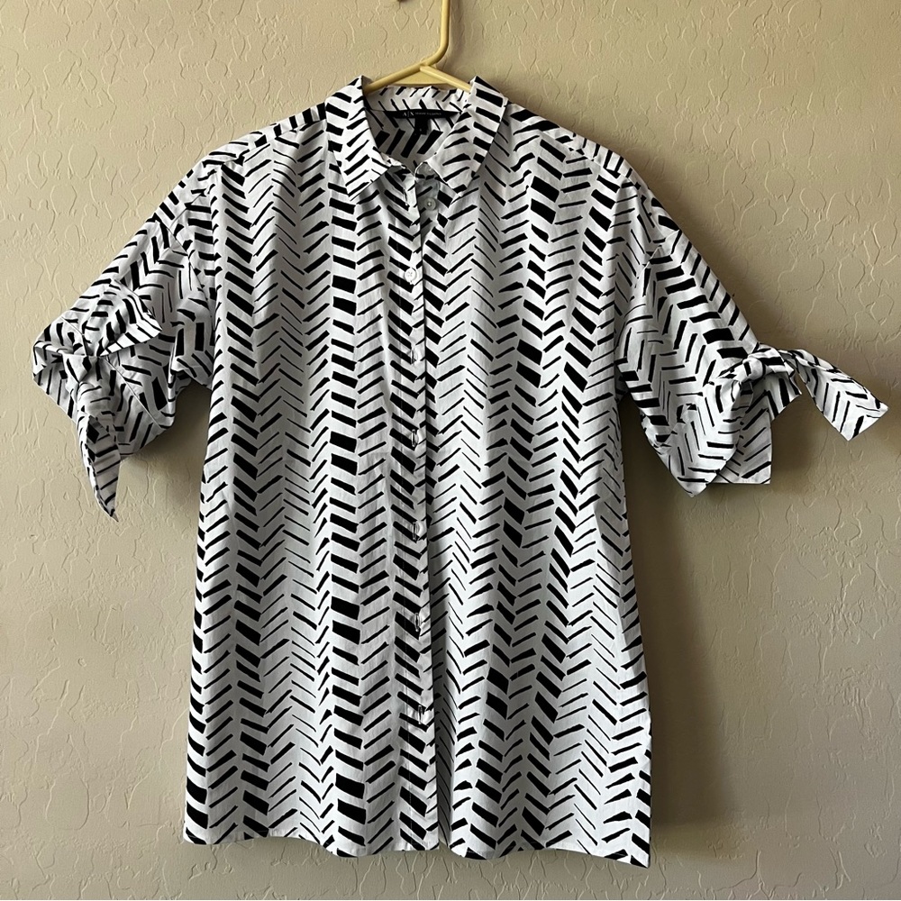 ARMANI EXCHANGE short sleeve patterned shirt